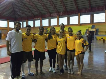 Parte da Seleção Adulta de Ginástica Artística