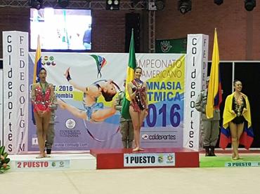 Natália Gaudio conquistou todos os ouros possíveis na competição