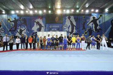 Ginastas e comissões técnicas foram homenageados pelos Jogos Olímpicos