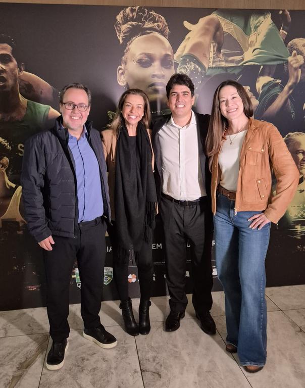 Esq/direita: Giberto Ratto, Isabela Rossi, Ricardo Resende e Mariana Karsuno
