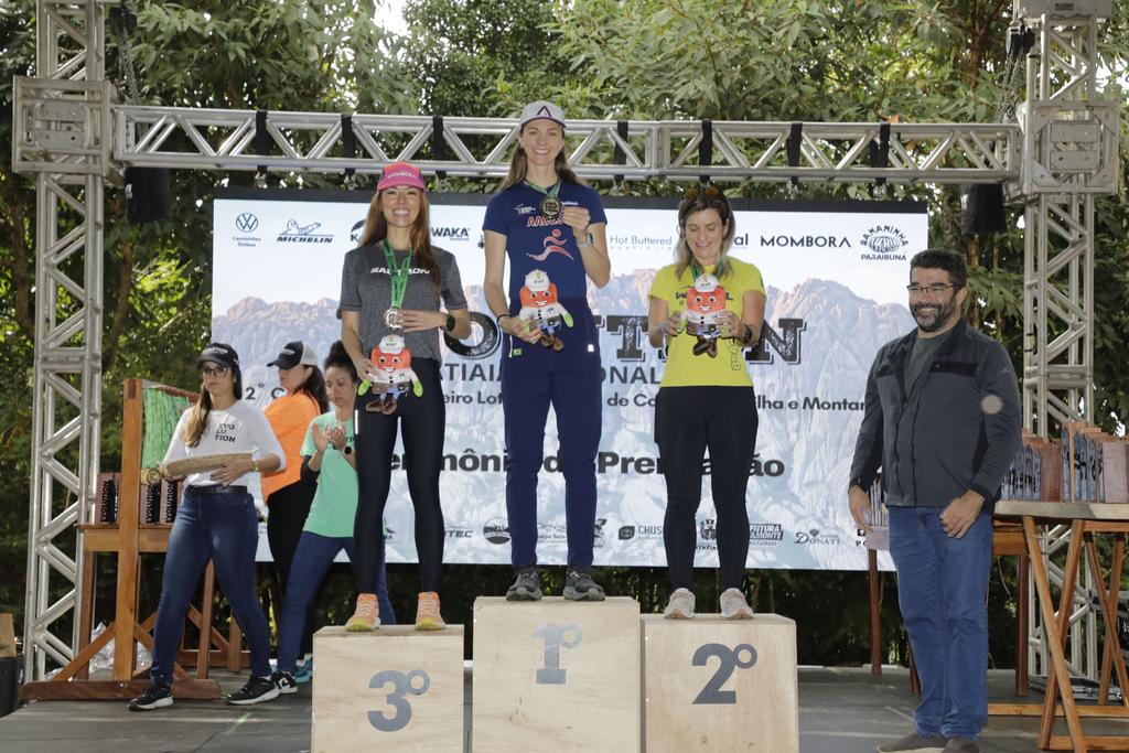 Pódio do Long Trail feminino