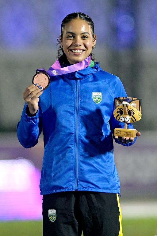 Lays Silva: bronze nos 100 m com barreiras