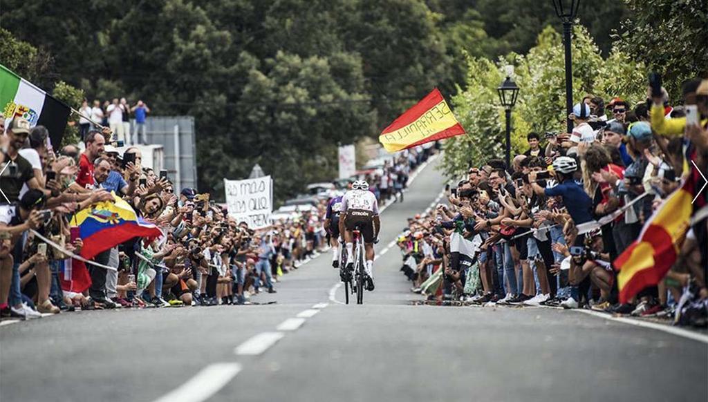 Ciclistas na Espanha