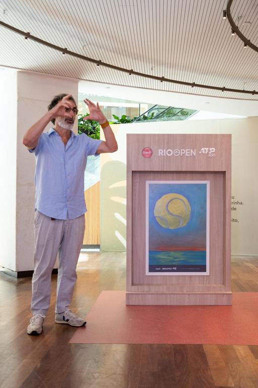 Luiz Zerbini apresenta o post do Rio Open 2025