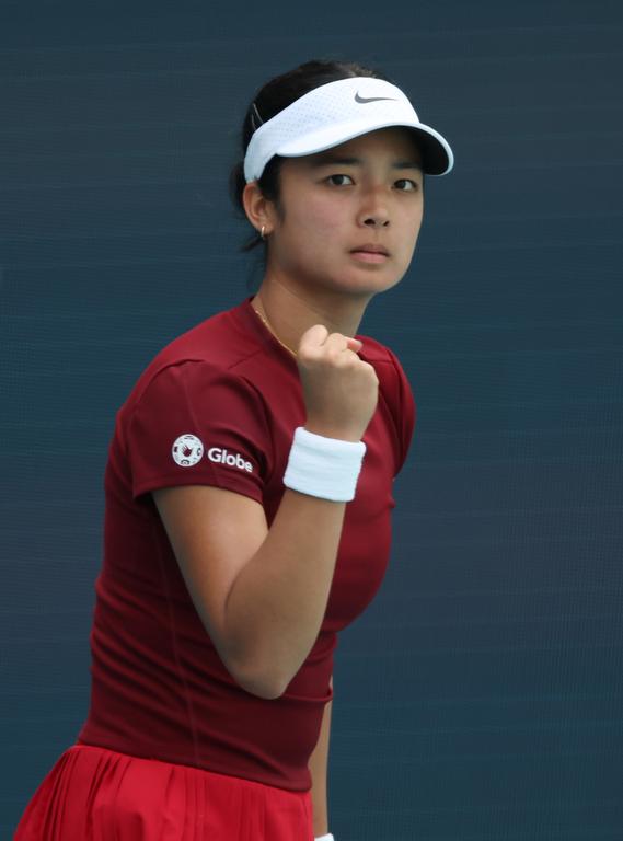 Alex Eala joga o SP Open