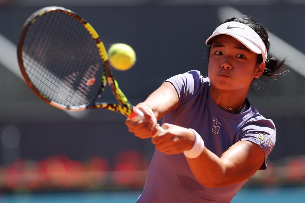 Alex Eala joga o SP Open
