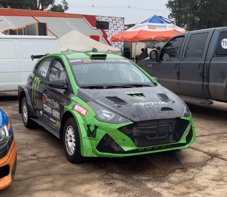 Carro de Rodrigo Varela para o Erechim Rally Brasil