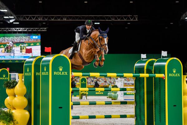 Marlon Zantolli com VDL Edgar, vice no GP5* Rolex em 25/4/2021, na Holanda