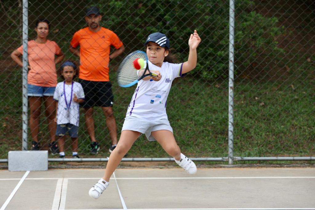 Criança durante etapa do Pelezão