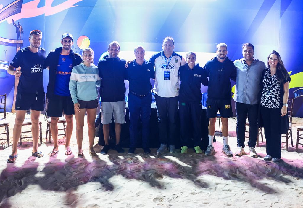 Sorteio da chave principal do Sand Series Brasília Classic