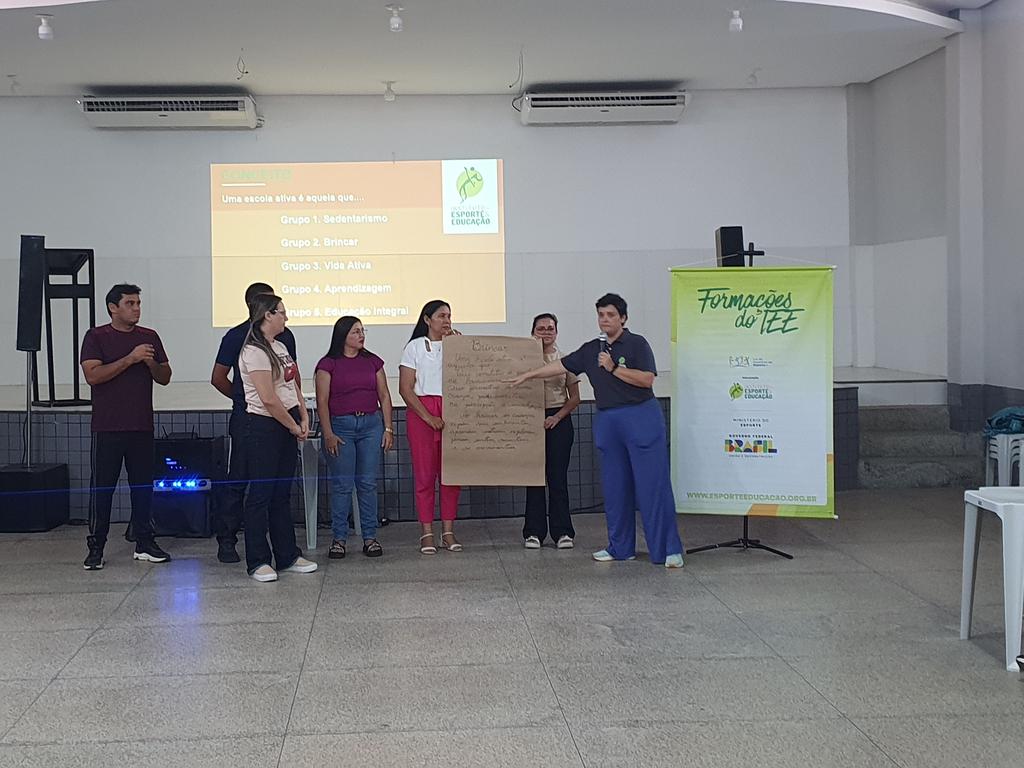 Formação é baseada no esporte educacional
